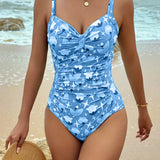 Clara – Costum de baie întreg cu imprimeu