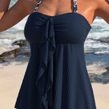 Bianca – Set de costume de baie tankini cu volane