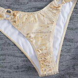 Antoanela – Bikini cu cataramă metalică