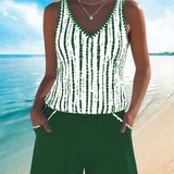 Petronela – Costum de baie casual cu imprimeu