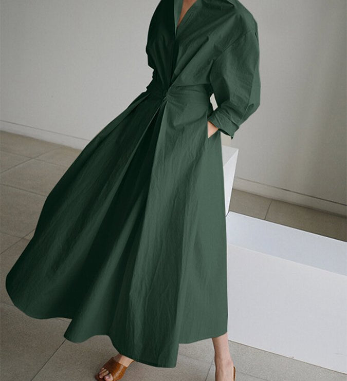 Clemența – Rochie lungă fluidă