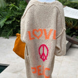 Giovanna | Cardigan lung oversized