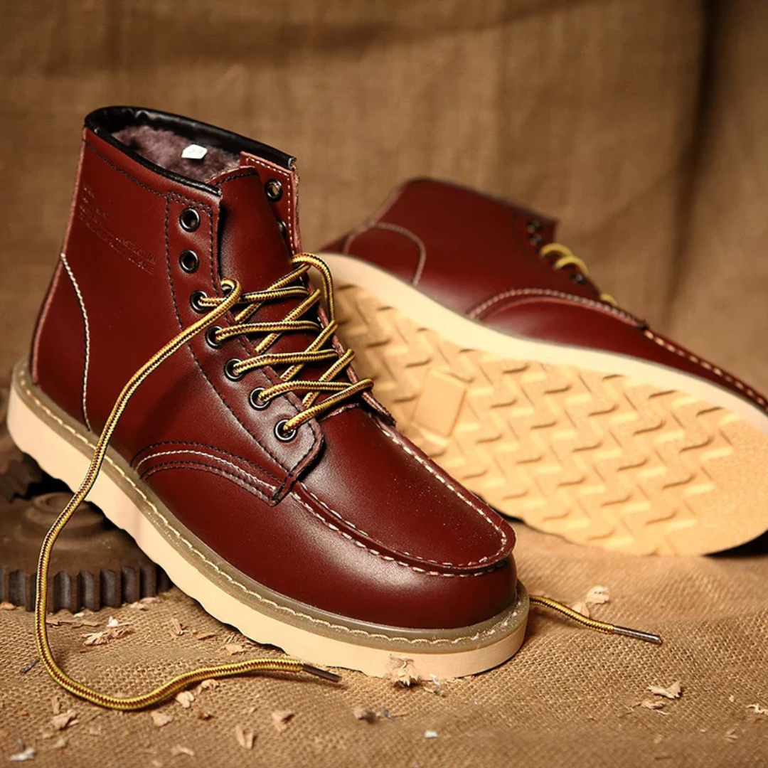 Cole | Botine din piele vintage