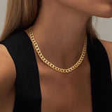 Victoria – Colier Chunky Golden Statement