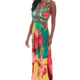 Irina – Rochie Elegantă cu Imprimeu Floral