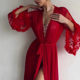 Keira | Kimono din Dantelă Transparentă