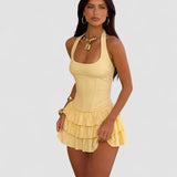 Ioana – Rochie mini cu volane