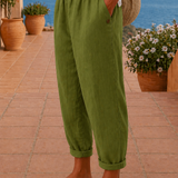 Maja - Pantaloni Lejeri din In