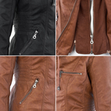 Tatiana – Jachetă Biker din Eco-Piele
