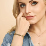 Victoria – Brățară Chunky Golden Statement