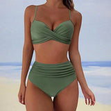 Iasmina – Set elegant de bikini cu talie înaltă