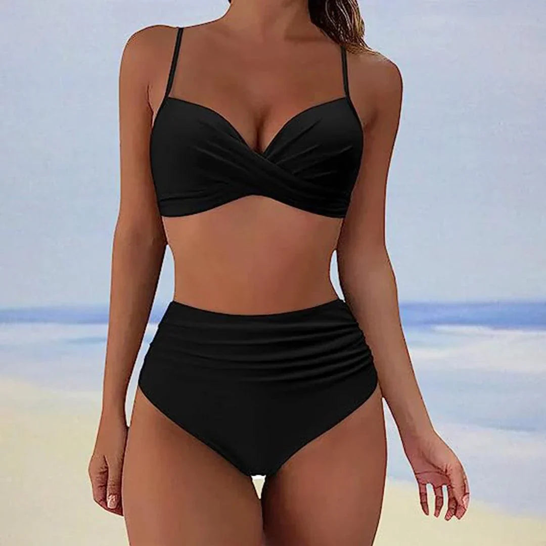 Iasmina – Set elegant de bikini cu talie înaltă