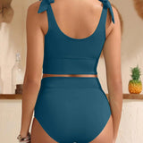 Lara – Costum de baie cu fundiță pentru femei