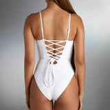 Ligia – Costum de baie dintr-o piesă cu spate împletit
