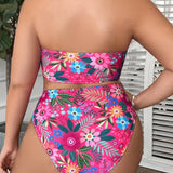 Lavinia – Set Bikini Tropical pentru Mărimi Mari