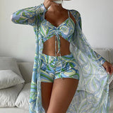 Cornelia – Bikini Retro, Șorturi & Kimono