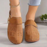 Sandale wedge suportive Chic Caprielle