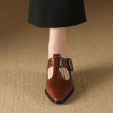 Mara – Mule Premium cu Imprimeu Croco
