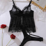 Rosa | Set Top din Mesh Sensual & Slip