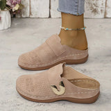 Sandale wedge suportive Chic Caprielle