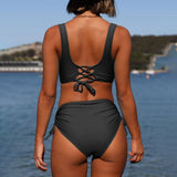 Sina – Set de bikini cu talie înaltă care flatează