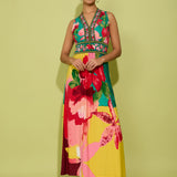 Irina – Rochie Elegantă cu Imprimeu Floral
