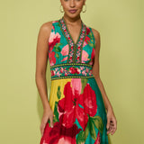 Irina – Rochie Elegantă cu Imprimeu Floral