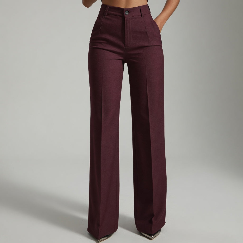 Pantaloni Isabella cu Talie Înaltă