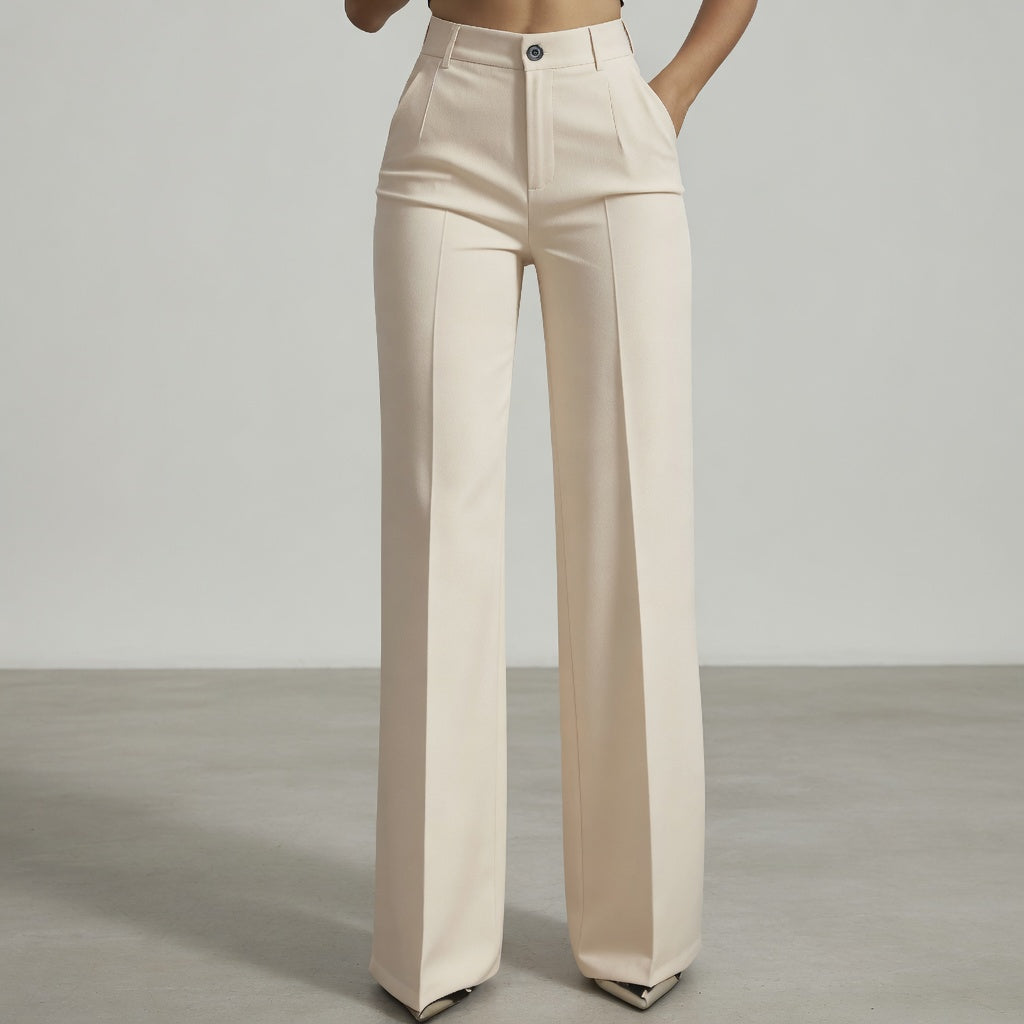 Pantaloni Isabella cu Talie Înaltă