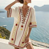 Dana – Rochie Caftan aur și granat