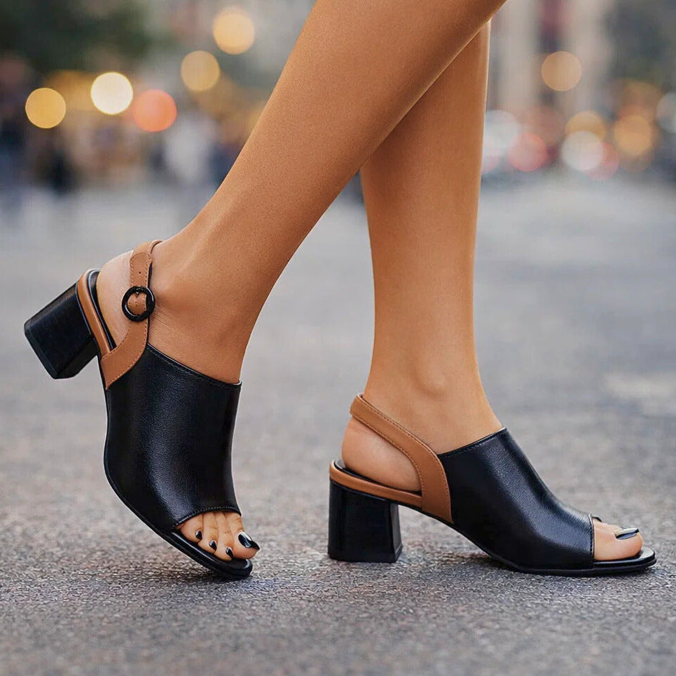 Melanie Marie | Pantofi slingback cu toc