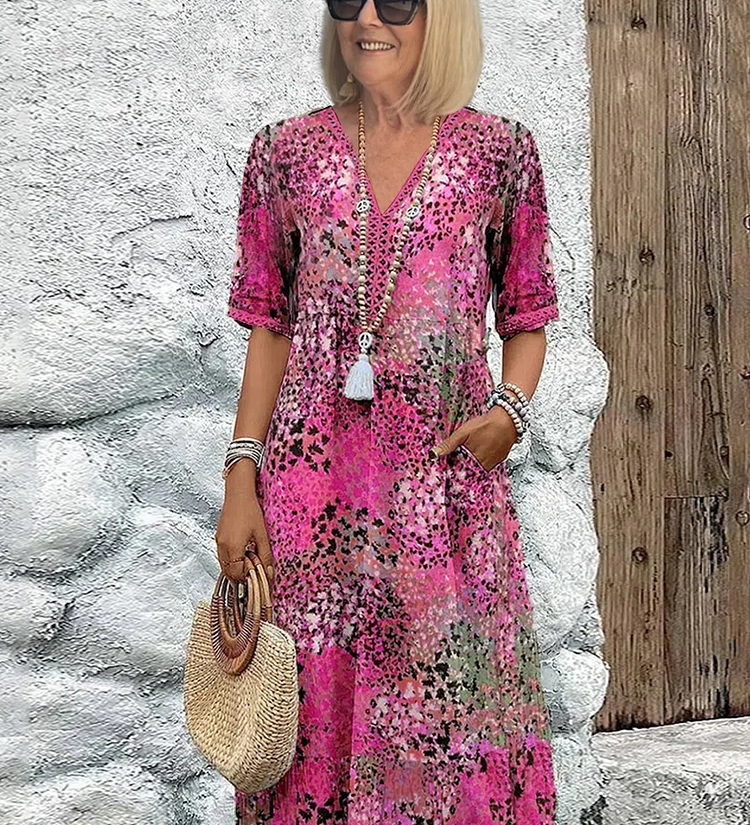 Loredana – Rochie cu motiv floral