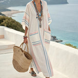 Constanța – Rochie Caftan Riviera strălucitoare
