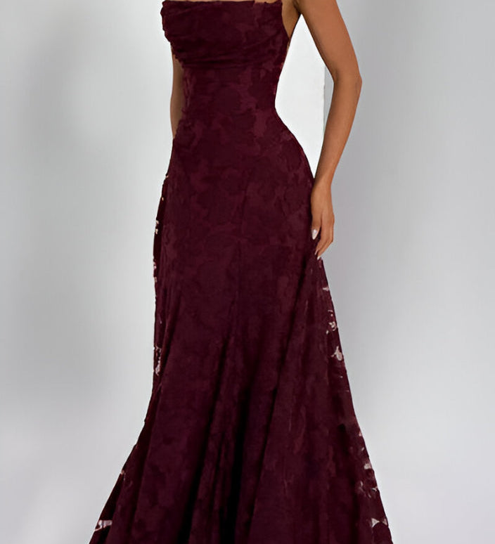 Francisa – Rochie Maxi de Damă cu Corset din Dantelă Elegant