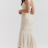 Carisia – Rochie de Damă Maxi Elegantă cu Dantelă