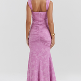 Carisia – Rochie de Damă Maxi Elegantă cu Dantelă