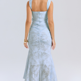 Carisia – Rochie de Damă Maxi Elegantă cu Dantelă
