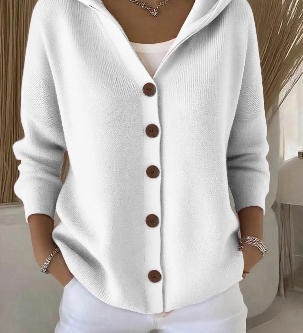Fleur | Cardigan moale cu glugă