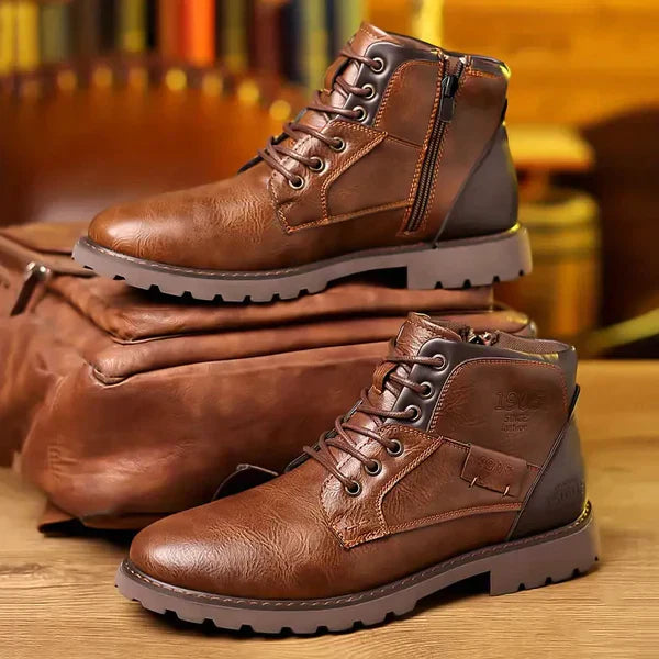 Brody | Botine cu șireturi din material rezistent