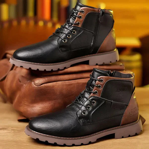 Brody | Botine cu șireturi din material rezistent