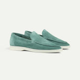Loafer Clasic din Suede Albastru Apple