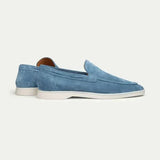 Loafer Clasic din Suede Albastru Ocean