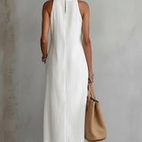 Luminița – Rochie halter ornamentală