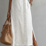 Luminița – Rochie halter ornamentală