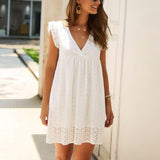 Gabriela – Rochie mini cu broderie