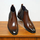 Blake | Bottines Chelsea en cuir raffiné