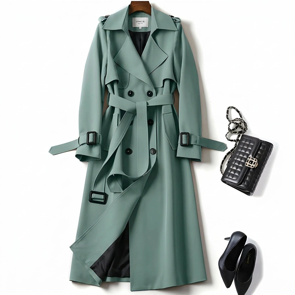 Sienna – Trench Coat Clasic cu Design European
