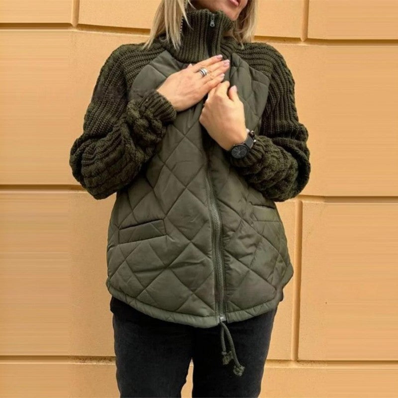 Rossella | Jachetă Tricotată Patchwork