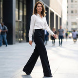 Pantaloni Isabella cu Talie Înaltă